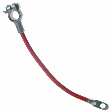 EAST PENN DEKA Red 38 in. Top Post 4 AWG Gauge Terminal Battery Cable 3/8 in. Stud DK04146